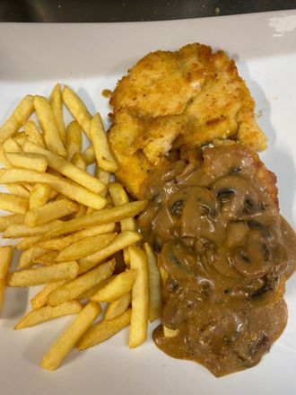 Pilzsauce Schnitzel