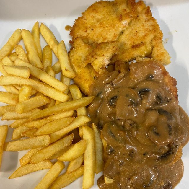 Pilzsauce Schnitzel